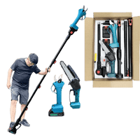 2 in 1 Cordless 8 inch Chainsaw with Pole Saw - AxenBox