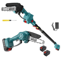 2 in 1 Cordless 8 inch Chainsaw with Pole Saw - AxenBox