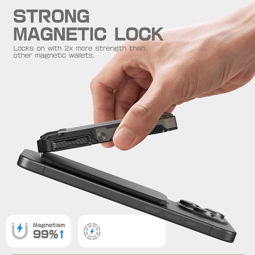 2-in-1 折りたたみ式マグネット式スマホスタンド