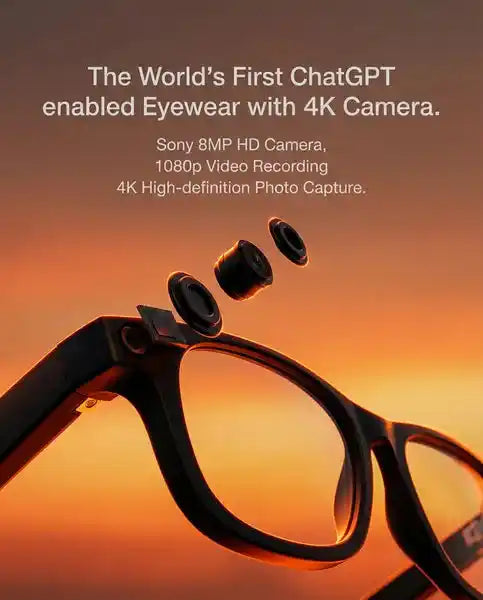 Lumen™ AI Smart Glasses (4K POV)