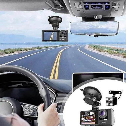 3 - channel 1080P Car Driving Recorder (Three Cameras) - AxenBox