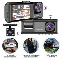 3 - channel 1080P Car Driving Recorder (Three Cameras) - AxenBox
