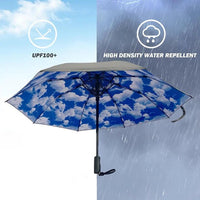 3 In 1 Misting Umbrella With Fan - AxenBox