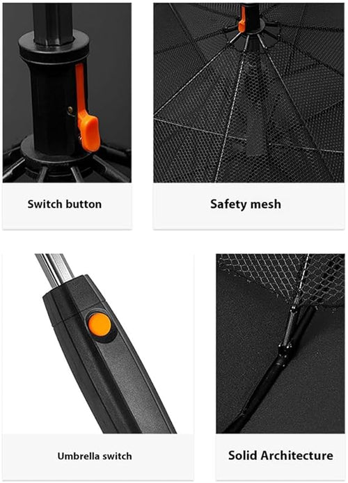 3 In 1 Misting Umbrella With Fan