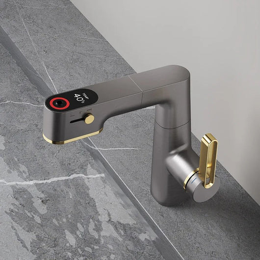 3 - Speed Digital Display Faucet – Hot & Cold Lift Design - AxenBox