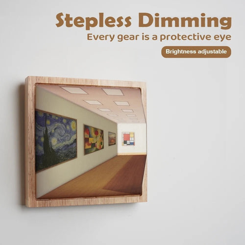 3D 裸眼LEDナイトライト｜壁掛け式＆調節可能