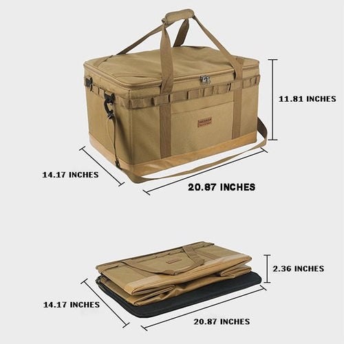 57L Waterproof & Lightweight Camping Gear Bag – Large Capacity, Durable & Portable