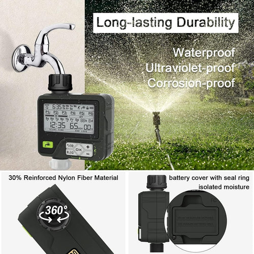 庭の水やり用6つの独立した灌漑プログラム