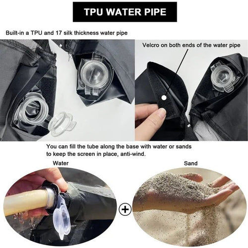 7.5-10 FT Patio Umbrella Mosquito Net, Gift For Camping Lovers