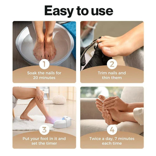 Advanced Nail Fungus Treatment & Repair Device – Home Solution for Fingernails & Toenails