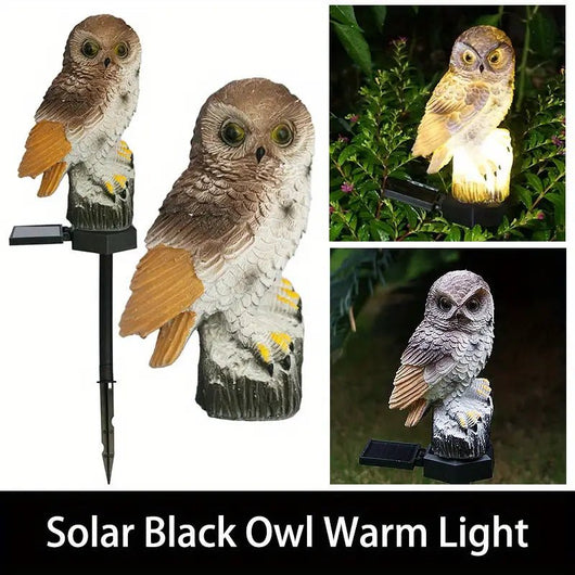 American Eagle Solar Garden Light, Garden Decor - AxenBox
