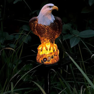 American Eagle Solar Garden Light, Garden Decor