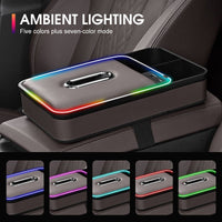 Armrest Storage Box with LED Ambient Lighting - AxenBox