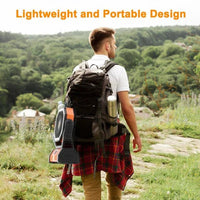 Camping Fan - Powered Fan Rechargeable with LED Lantern - AxenBox