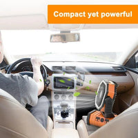 Camping Fan - Powered Fan Rechargeable with LED Lantern - AxenBox