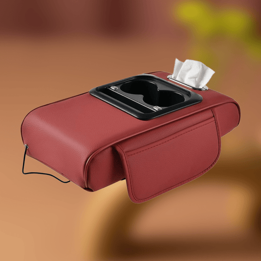 Car Armrest Organizer with USB Charging Ports - AxenBox