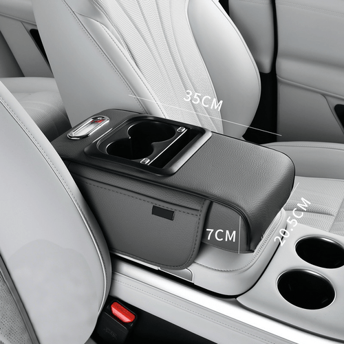 Car Armrest Organizer with USB Charging Ports