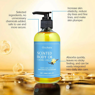 Caramel Vanilla Massage Oil – For Intimate Evenings & Deep Connection