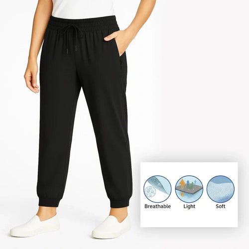 ComfyFlex レディースストレッチパンツ – 通気性抜群、超ソフト、終日快適フィット