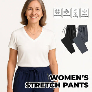 ComfyFlex Women’s Stretch Pants – Breathable, Ultra Soft, All-Day Fit
