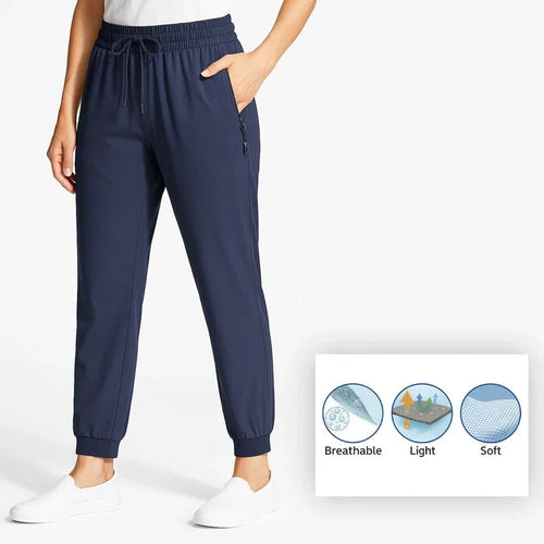 ComfyFlex レディースストレッチパンツ – 通気性抜群、超ソフト、終日快適フィット