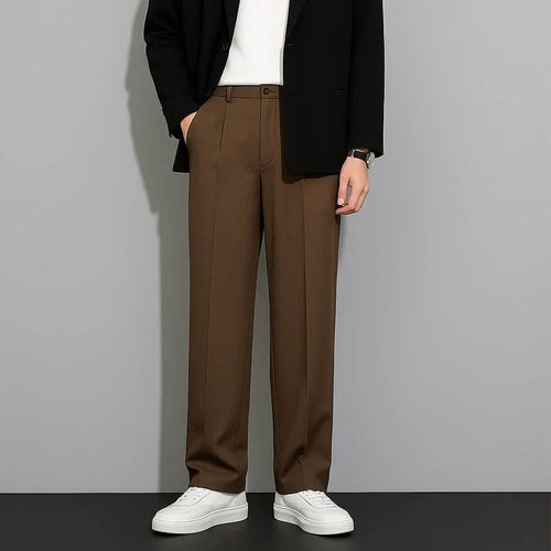 クールフォーム メンズ アイスシルクパンツ – スリムフィット、超伸縮、毎日の快適さ