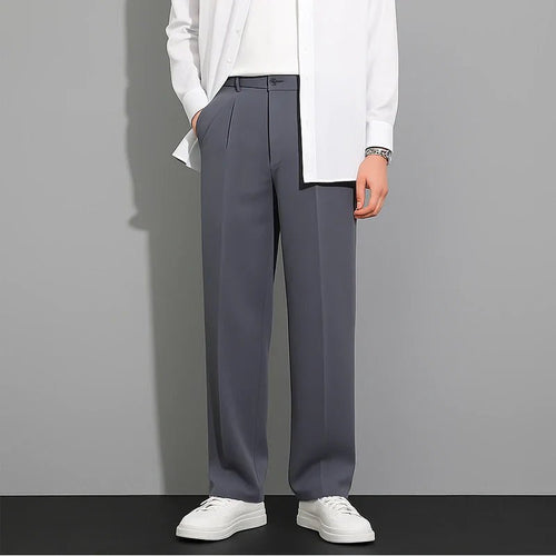 クールフォーム メンズ アイスシルクパンツ – スリムフィット、超伸縮、毎日の快適さ