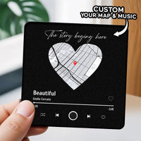 Customized Music Fridge Magnet Personalized Photo Fridge Magnet Can Play Songs and Adjust Volume - AxenBox