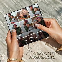 Customized Music Fridge Magnet Personalized Photo Fridge Magnet Can Play Songs and Adjust Volume - AxenBox