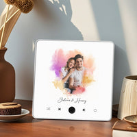 Customized Music Fridge Magnet Personalized Photo Fridge Magnet Can Play Songs and Adjust Volume - AxenBox