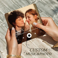 Customized Music Fridge Magnet Personalized Photo Fridge Magnet Can Play Songs and Adjust Volume - AxenBox