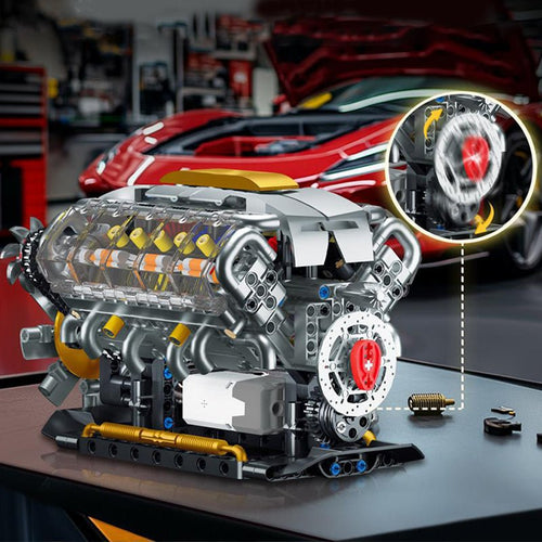 エンジンモデル組み立てブロックセット