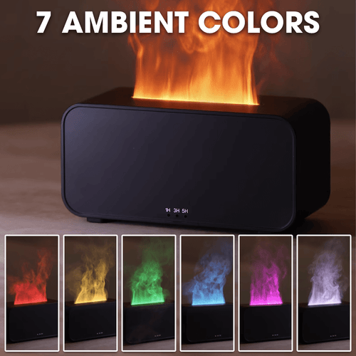 エッセンシャルオイルフレームディフューザー＆加湿器 – 3-in-1 香り、ミスト、輝き