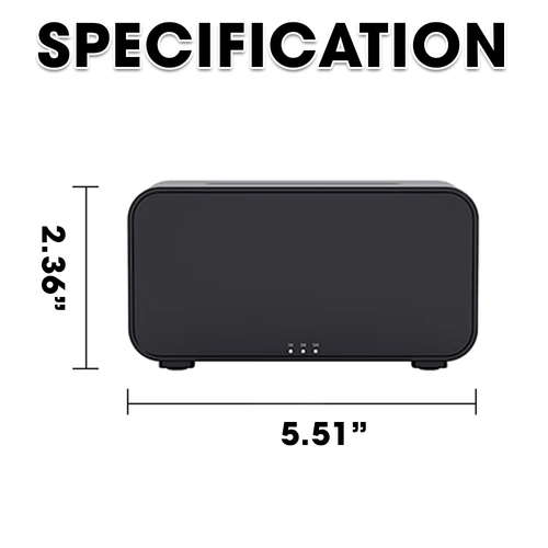 エッセンシャルオイルフレームディフューザー＆加湿器 – 3-in-1 香り、ミスト、輝き