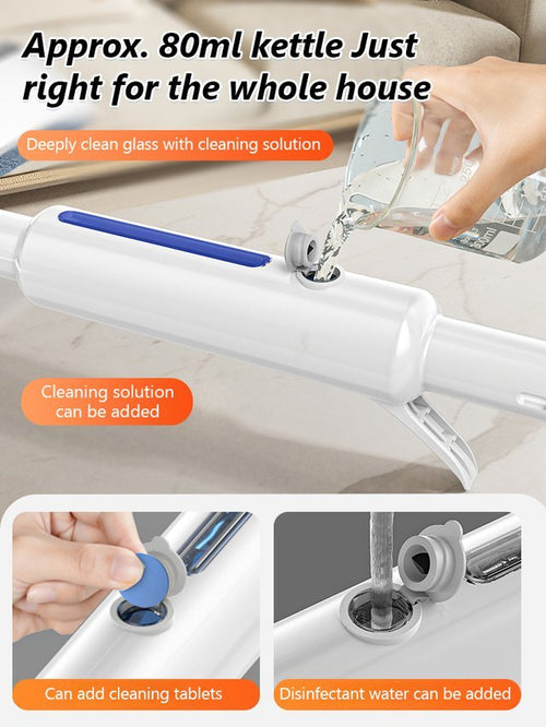 伸縮式両面ガラスクリーナースクイージー