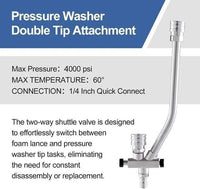 Foam Cannon Dual Connector Accessory - AxenBox