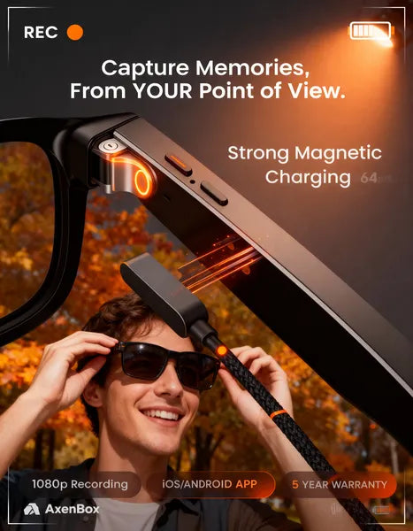 Lumen™ AI Smart Glasses (4K POV)