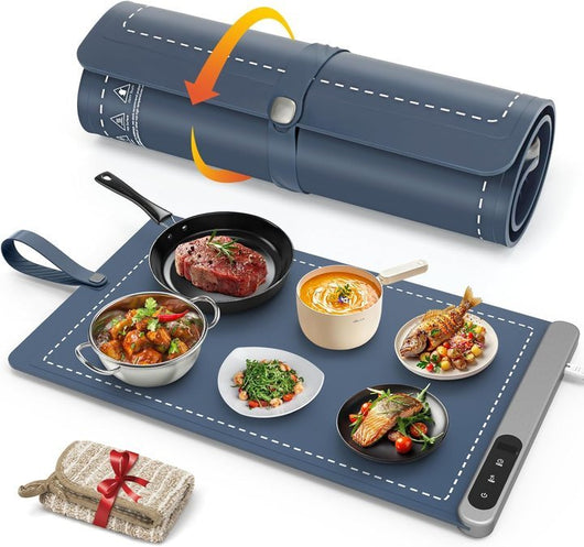 Full Surface Heating Food Warming Mat with 6 Temperature Settings - AxenBox