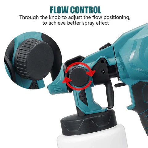 High-pressure Cordless Paint Sprayer with Battery