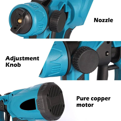 High-pressure Cordless Paint Sprayer with Battery