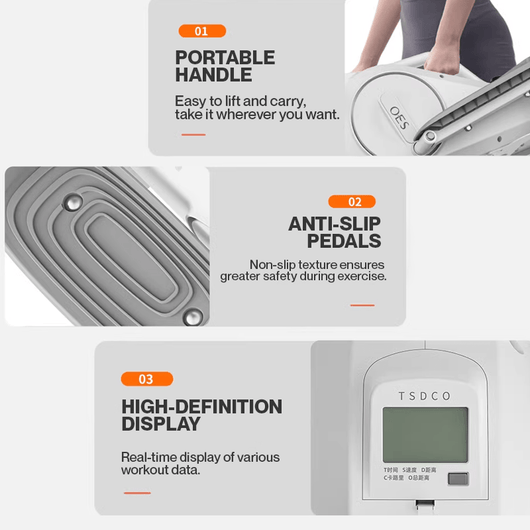 Home Fitness Stepper Mini Elliptical Machine - AxenBox