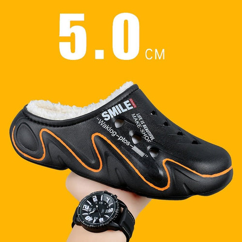 Men's Plush-Lined Warm Clog