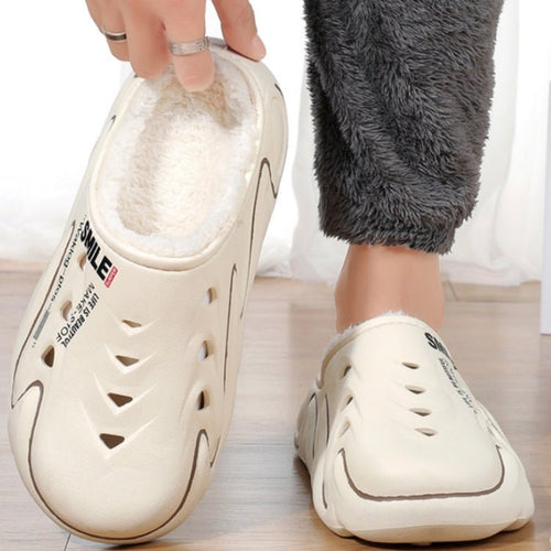 Men's Plush-Lined Warm Clog